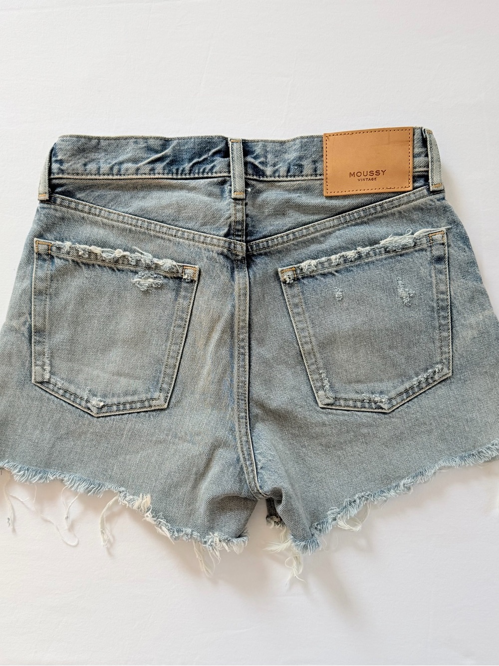 MOUSSY Distressed Denim Shorts - Picture 4 of 9